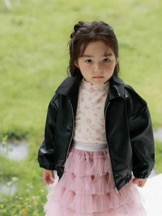 Pie Leather Jacket Pie Leather Jacket by Azalea for Child - catalog view