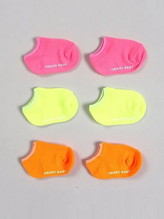 Neon Footies (Set of 3) Neon Footies (Set of 3) by Heart Baby for Baby - catalog view