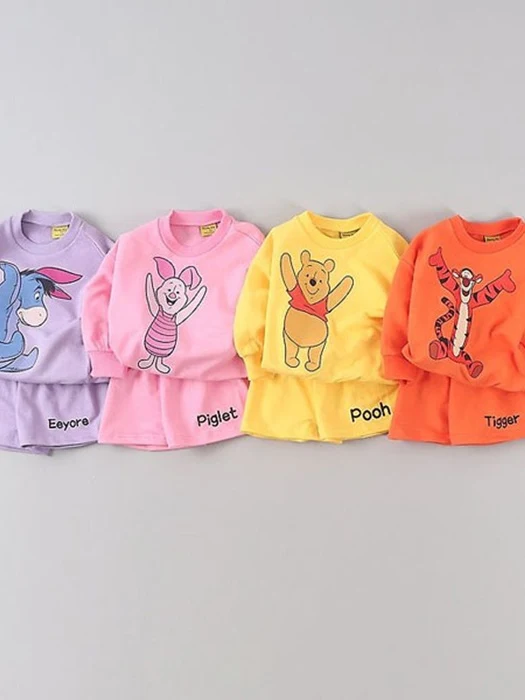P & Friends Shorts Top & Bottom Set by Heart Baby for Child - catalog view