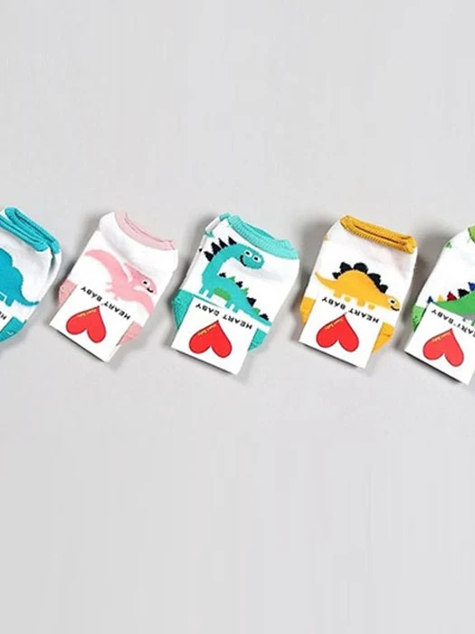 Dino Friends Footies (Set of 5) Dino Friends Footies (Set of 5) by Heart Baby for Baby - catalog view