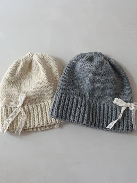 Knit Ribbon Beanie Knit Ribbon Beanie by JM Snail for Child - catalog view
