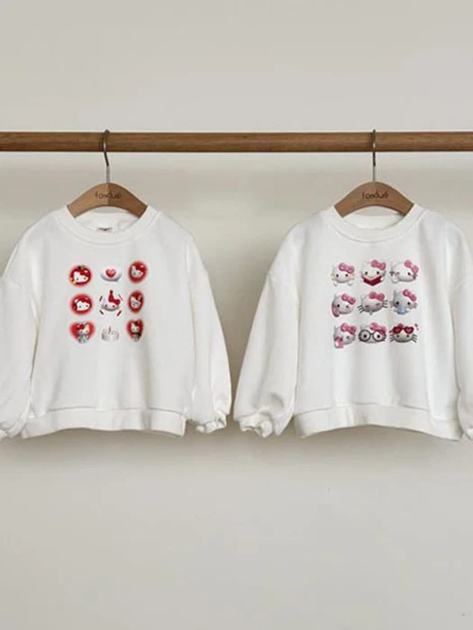 Hello Icon Sweatshirt Hello Icon Sweatshirt by Fondue for Baby - catalog view