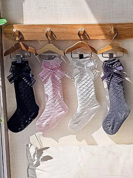 Ribbon Knee Socks by Ttottoa for Baby - catalog view