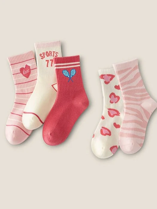 Tennis Paws 5-Pack Socks Set Tennis Paws 5-Pack Socks Set by Dudie for Child - catalog view