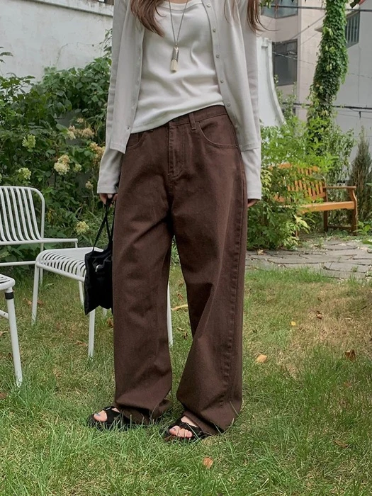Texture Denim Pants Texture Denim Pants by Pomelo for Women - catalog view