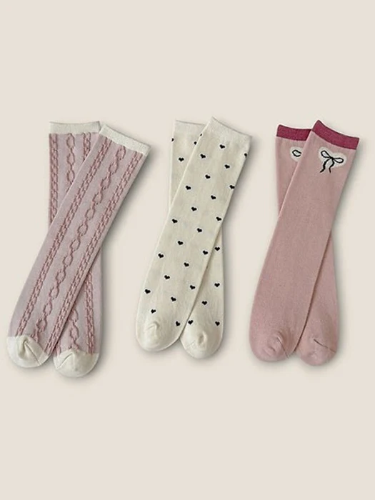 Twisted Ribbon 3-Pack Socks Set Twisted Ribbon 3-Pack Socks Set by Dudie for Child - catalog view