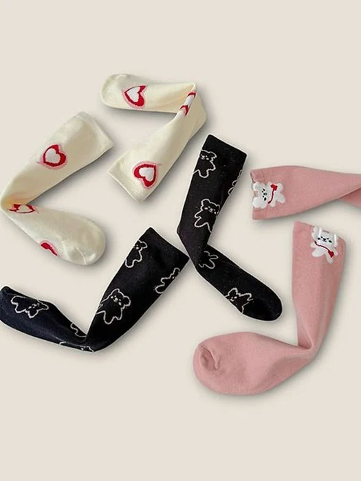 Rhea Heart 3-Pack Socks Set Rhea Heart 3-Pack Socks Set by Dudie for Child - catalog view