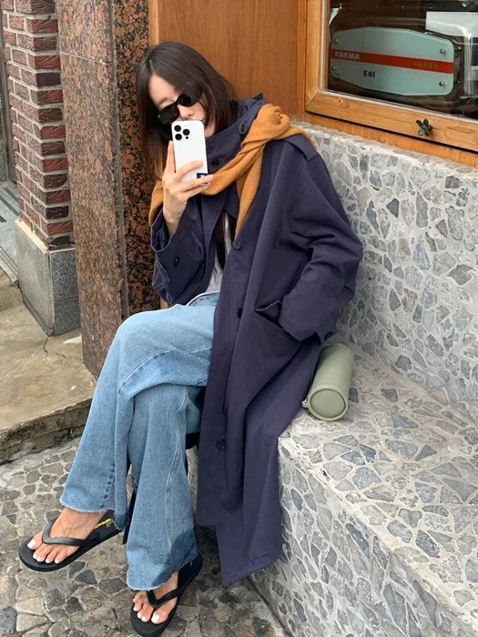 Double Denim Pants by Logarden for Women - catalog view