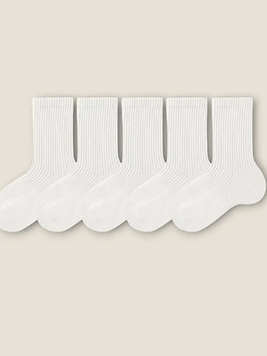 Plain Daily 5-Pack Socks Set by Dudie for Child - catalog view