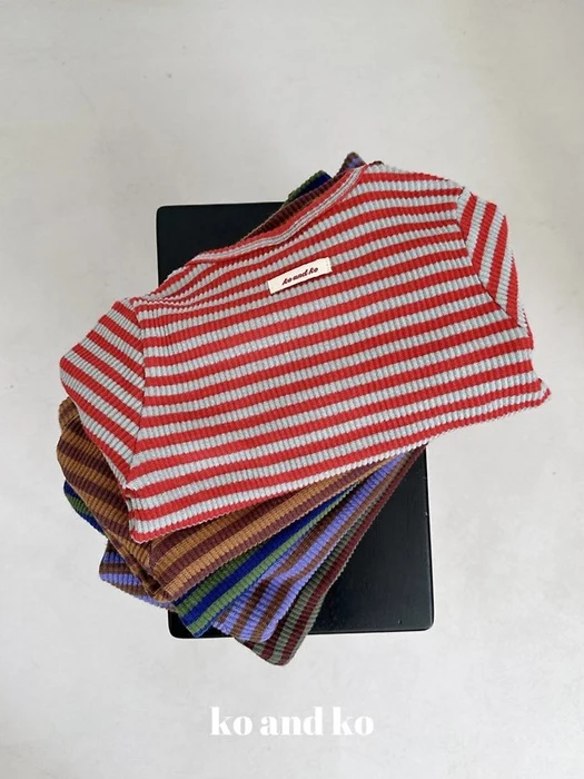 Jelly Stripe Tee Jelly Stripe Tee by Ko And Ko for Child - catalog view