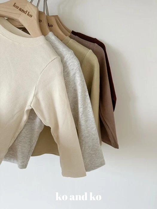 Rib Basic Tee Rib Basic Tee by Ko And Ko for Child - catalog view
