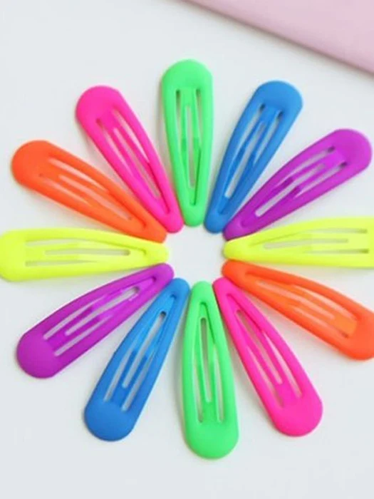 Special Offer) Neon Embossed Snap Hair Clip Set Special Offer) Neon Embossed Snap Hair Clip Set by Choco Maru for Child - catalog view