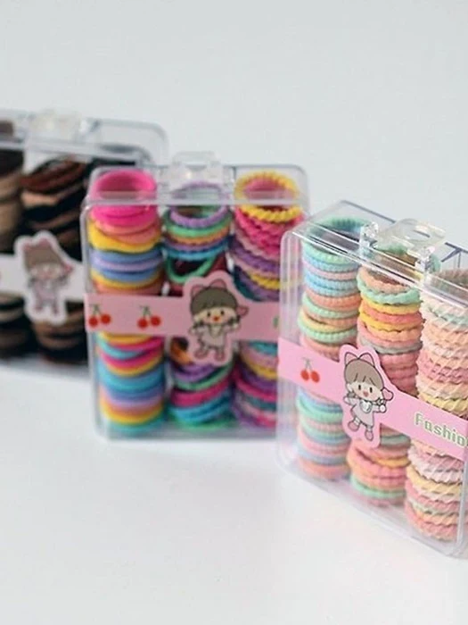 Mini Ring Hair Tie Set Mini Ring Hair Tie Set by Choco Maru for Child - catalog view