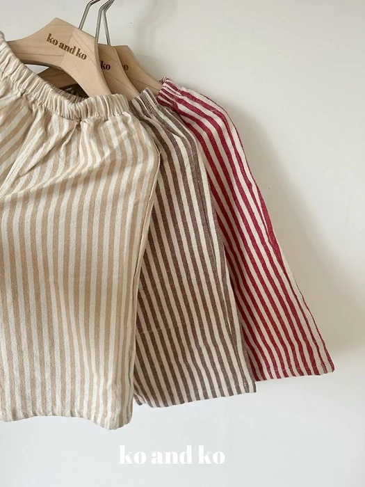 Stripe Wide Pants Stripe Wide Pants by Ko And Ko for Child - catalog view