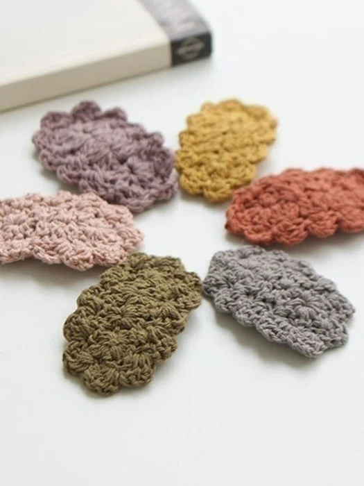 Fluffy Cloud Snap Hair Clip Set Fluffy Cloud Snap Hair Clip Set by Choco Maru for Child - catalog view