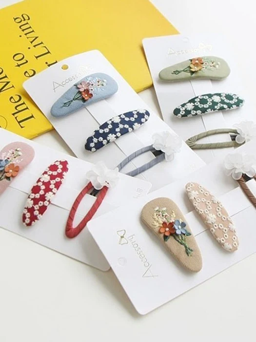 Sentimental Hair Clip Set Sentimental Hair Clip Set by Choco Maru for Child - catalog view