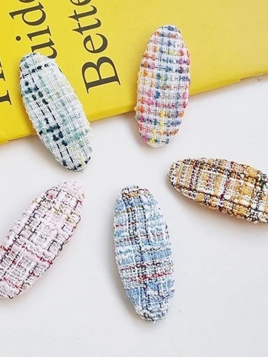 Special Offer) Burl Tweed Snap Hair Clip Set Special Offer) Burl Tweed Snap Hair Clip Set by Choco Maru for Child - catalog view