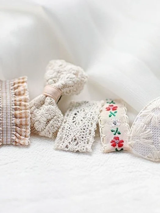 Creamy Mini Hair Clip Set Creamy Mini Hair Clip Set by Choco Maru for Child - catalog view