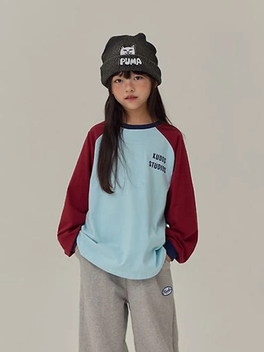 Raglan Color Block Long Sleeve Tee Raglan Color Block Long Sleeve Tee by Kudos for Child - catalog view