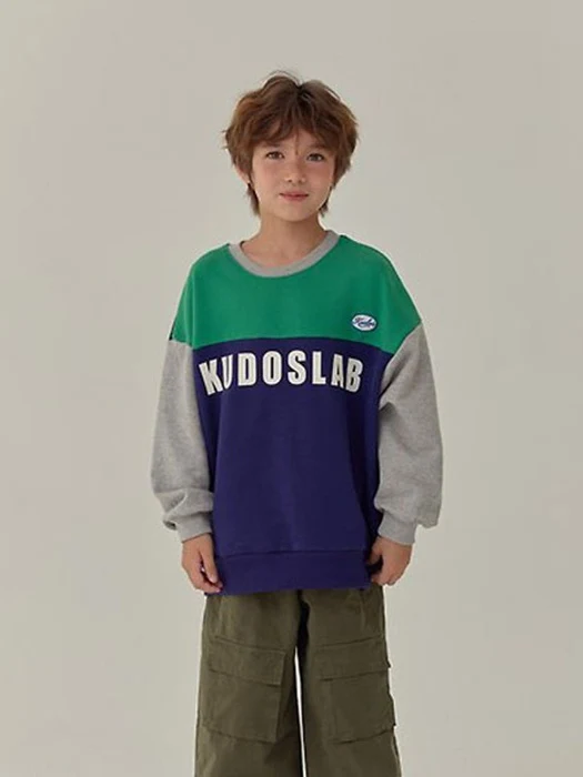 Lap Color Block Sweatshirt Lap Color Block Sweatshirt by Kudos for Child - catalog view