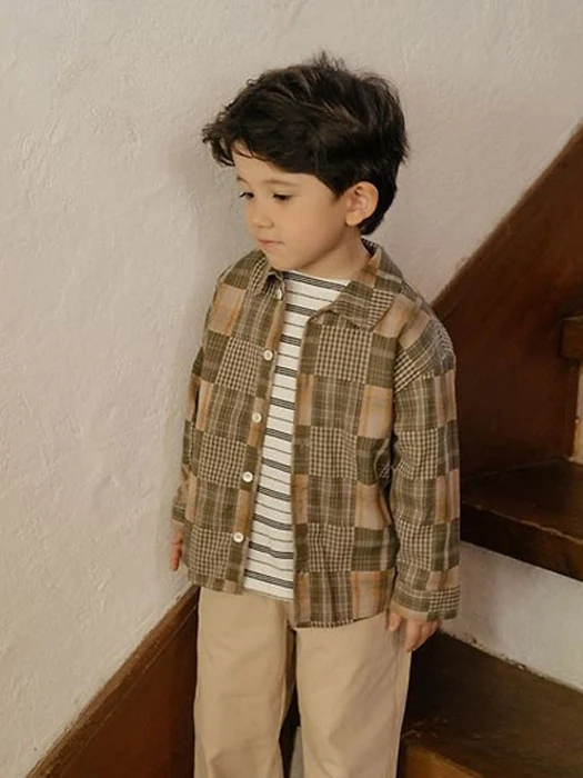 Oliver Patchwork Shirt Oliver Patchwork Shirt by Oren for Child - catalog view
