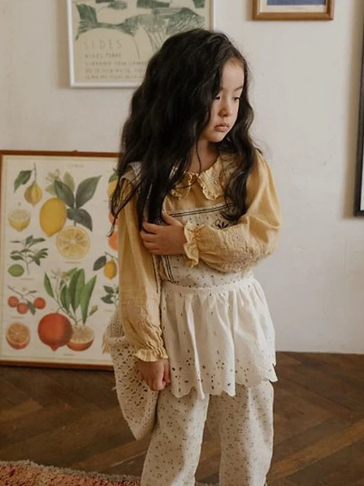 Olive-Garden Lace Apron Olive-Garden Lace Apron by Oren for Baby - catalog view