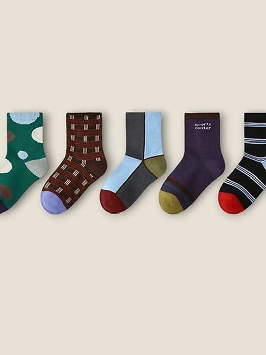 Center 5-Pack Socks Set by Dudie for Child - catalog view