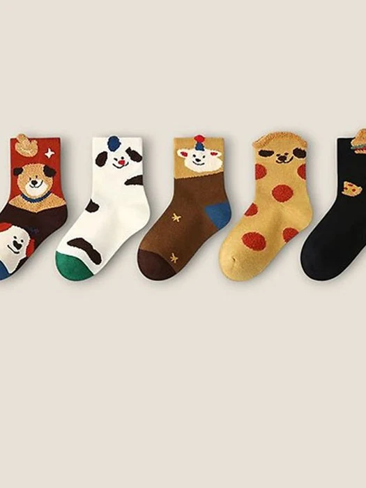 Aniburger 5-Pack Socks Set Aniburger 5-Pack Socks Set by Dudie for Child - catalog view