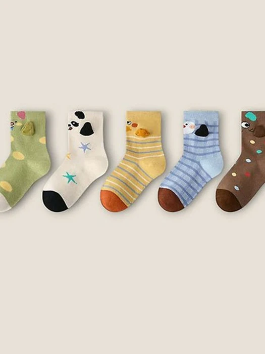 Meongmeong 5-Pack Socks Set Meongmeong 5-Pack Socks Set by Dudie for Child - catalog view