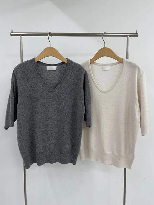 Merino V-neck Top Merino V-neck Top by Yikho for Women - catalog view