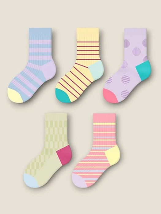 Purple Spa 5-Pack Socks Set Purple Spa 5-Pack Socks Set by Dudie for Child - catalog view