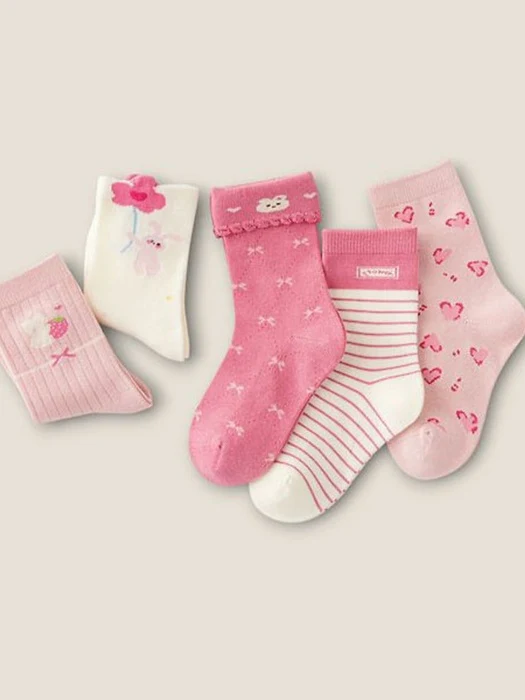 Ping Straw 5-Pack Socks Set Ping Straw 5-Pack Socks Set by Dudie for Child - catalog view