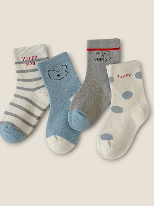 What’s Going 4-Pack Socks Set What's Going 4-Pack Socks Set by Dudie for Child - catalog view