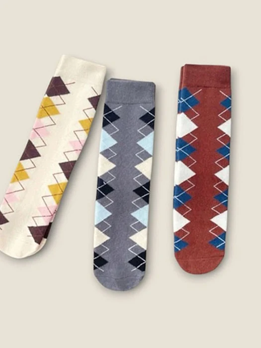 Argyle 3-Pack Socks Set Argyle 3-Pack Socks Set by Dudie for Child - catalog view