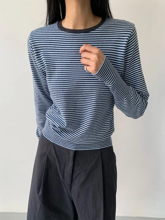 Soft Stripe Knit Tee Soft Stripe Knit Tee by Cover for Women - catalog view