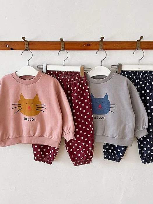 Kitty Top & Bottom Set Kitty Top & Bottom Set by Dajoa for Child - catalog view