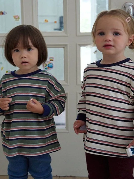 Multi Striped Tee Multi Striped Tee by Dajoa for Child - catalog view