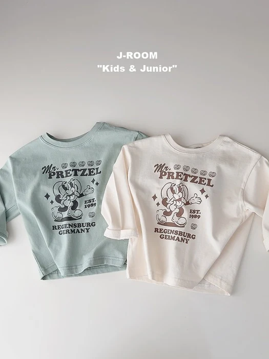 Pretzels Printed Tee Pretzels Printed Tee by J-Room for Child - catalog view