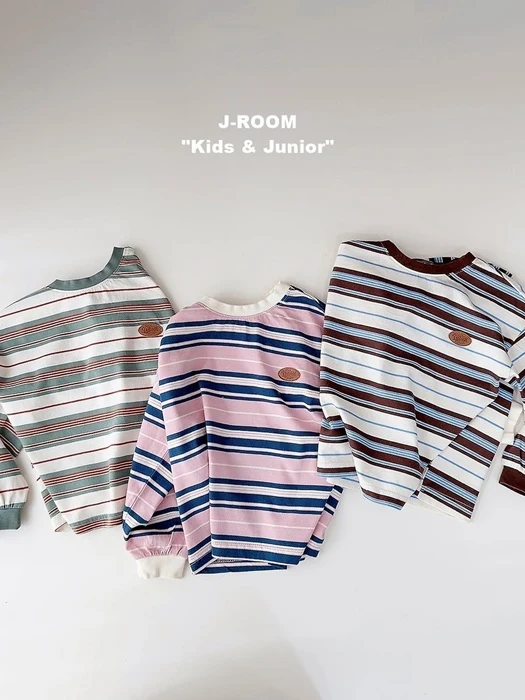 Ricky Multi Striped Tee by J-Room for Child - catalog view