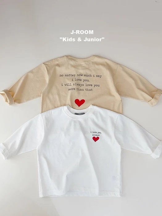 More Love Front and Back Printed Tee More Love Front and Back Printed Tee by J-Room for Child - catalog view