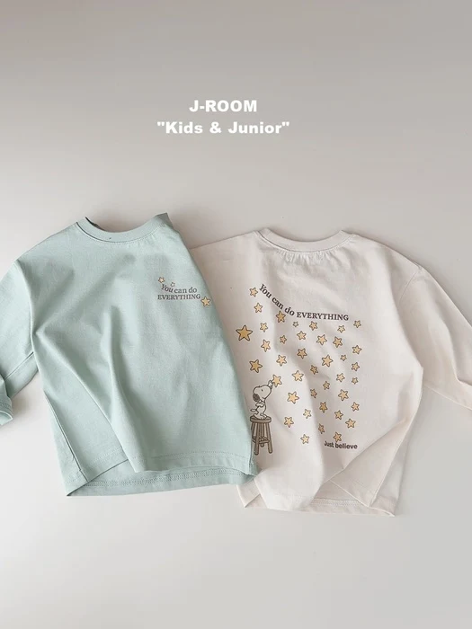 Star Front and Back Printed Tee Star Front and Back Printed Tee by J-Room for Child - catalog view