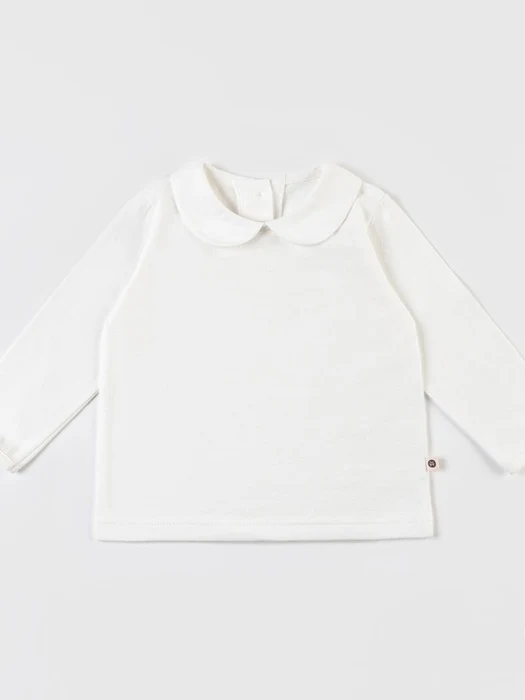 Karen Round Collar Long Sleeve Tee Karen Round Collar Long Sleeve Tee by Kids Clara for Baby - catalog view