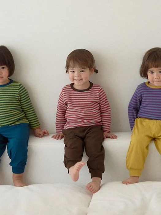 Striped Color Block Loungewear Striped Color Block Loungewear by Dajoa for Child - catalog view