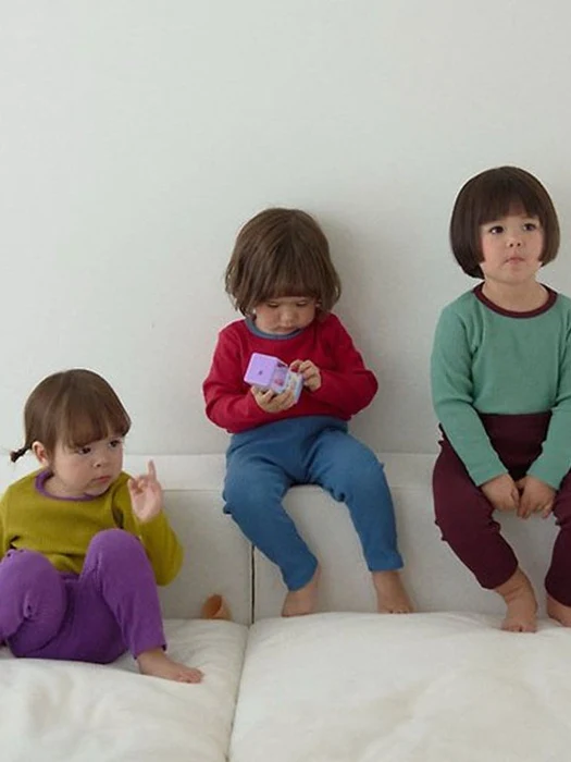 Ribbed Color Block Loungewear Ribbed Color Block Loungewear by Dajoa for Child - catalog view