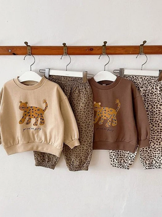 Cheetah Top & Bottom Set Cheetah Top & Bottom Set by Dajoa for Child - catalog view