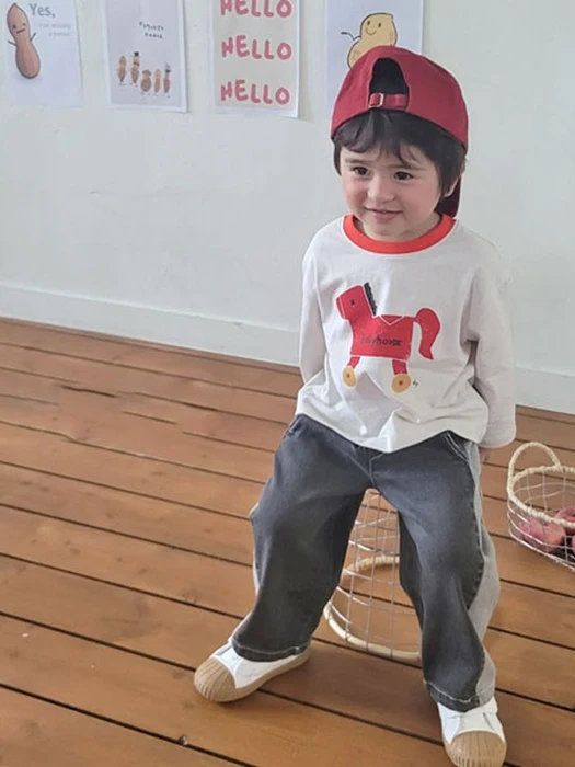 Cutline Denim Pants Cutline Denim Pants by Peanuts for Child - catalog view