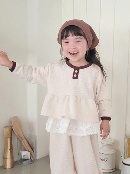 Knit Button Tee Knit Button Tee by Peanuts for Child - catalog view
