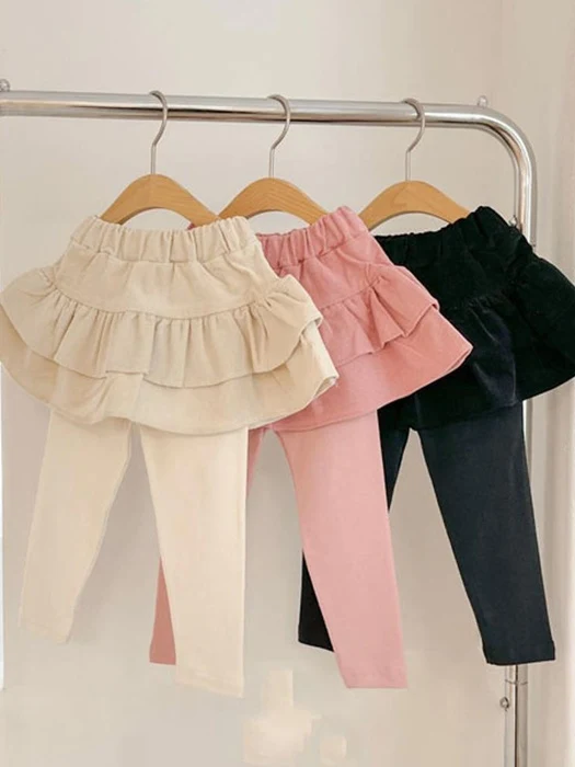 Corduroy Cancan Skirt Leggings Corduroy Cancan Skirt Leggings by Dae Sung Sa for Child - catalog view