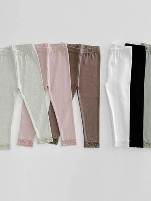 Lace Plain Leggings Lace Plain Leggings by Dae Sung Sa for Child - catalog view