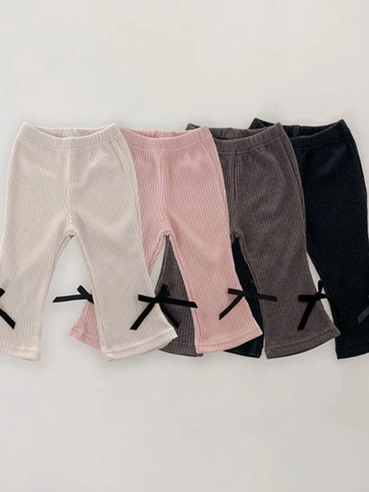 Ribbon Ribbed Flare Pants by Dae Sung Sa for Child - catalog view